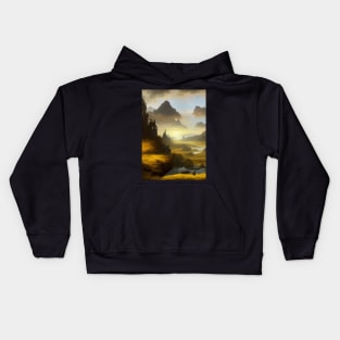 Dawn Highlands Castle Kids Hoodie